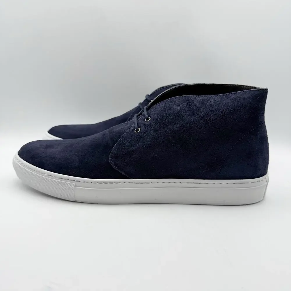 To Boot New York Mens Woodrow Chukka Boots Size 11M EU 44 Navy Blue Leather NIB